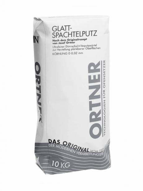 ORTNER - hladká špachtlovacia omietka GLATTSPACHTELPUTZ, 150°C, biela, 0-0,2mm, 10kg