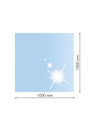 Sklo pod kachle -štvorec 100x100