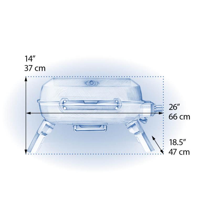 Cestovný gril TQ240-BK 1